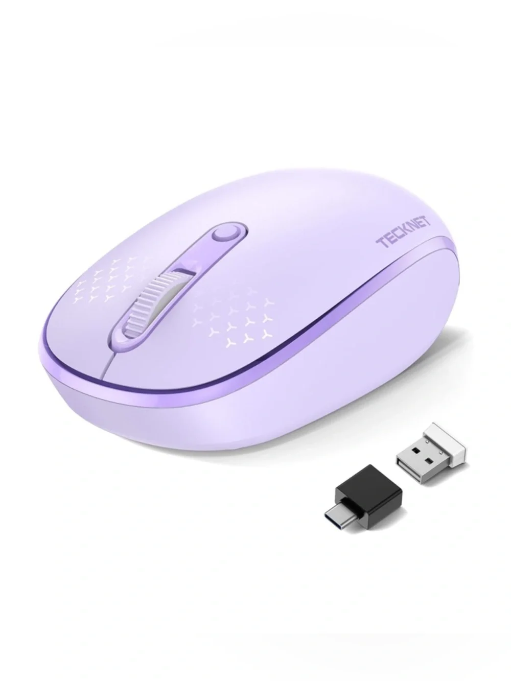 TECKNET Bluetooth Wireless Mouse (BT5.0/3.0 & 2.4G) Silent Click Compact